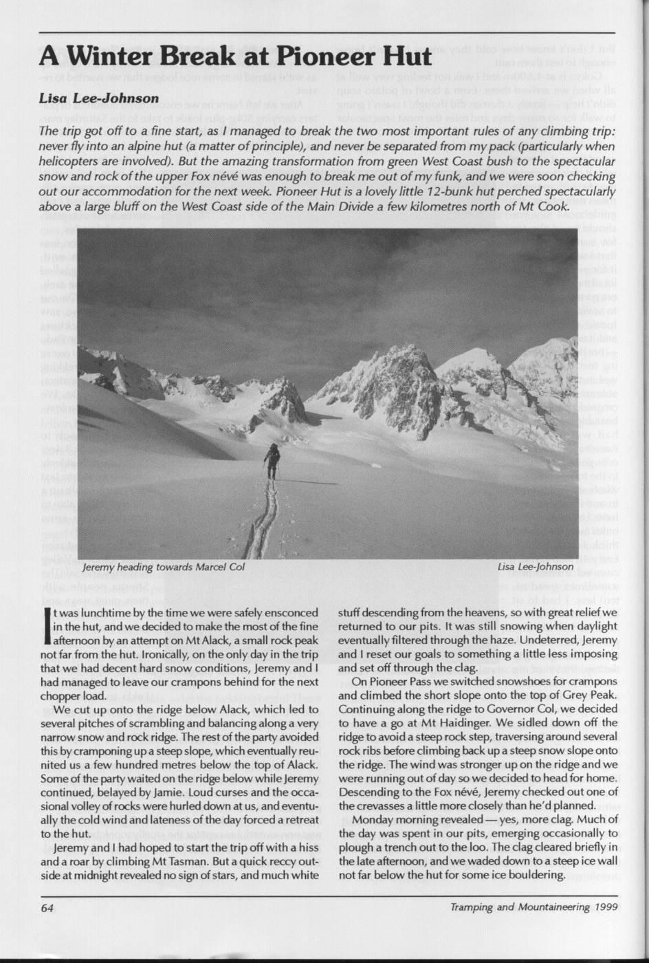 Scanned journal page 3 of 3: Top of the World!