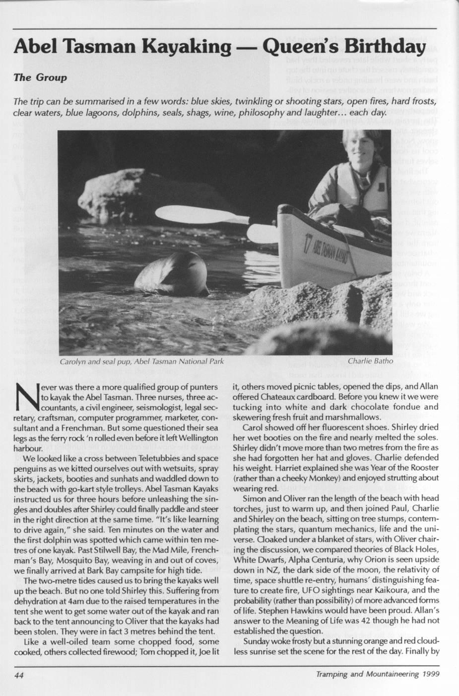 Scanned journal page 3 of 3: Two Peaks in One Day